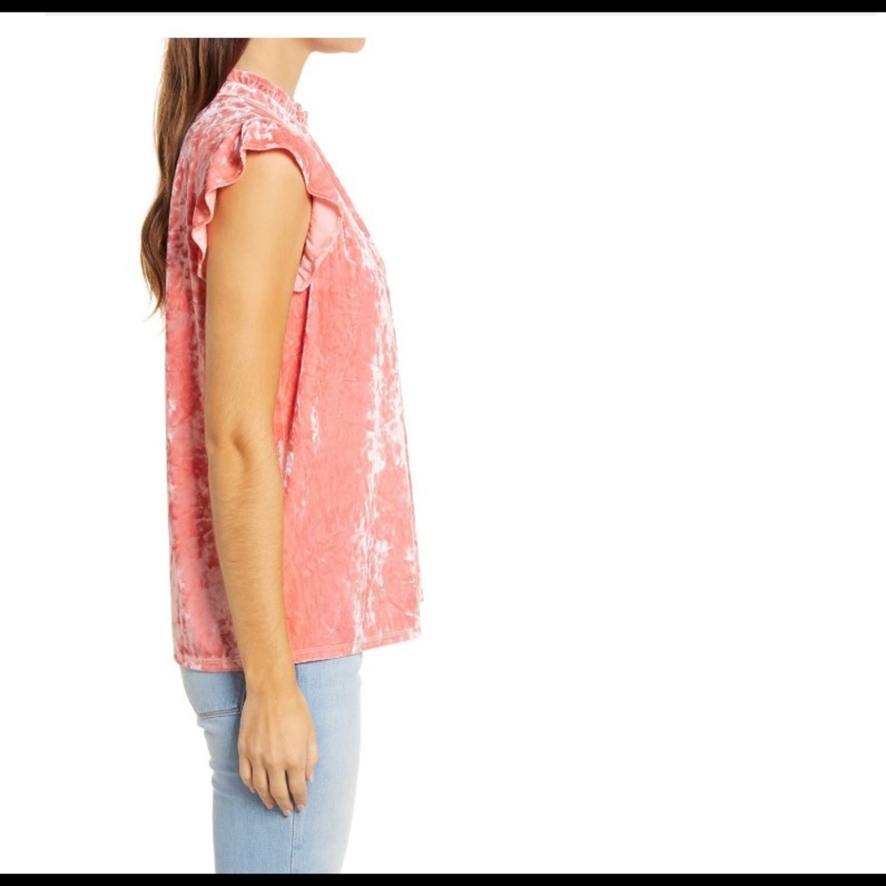 Gibson Look velour top in corral